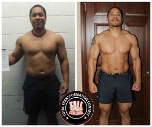 Jordan's got a 1 year old at home and a baby on the way this month, so he was looking to increase his energy and get back in shape. He certainly did that!