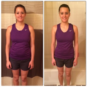 In 9 weeks, Felicia was able to get back to her Pre-Wedding weight! 